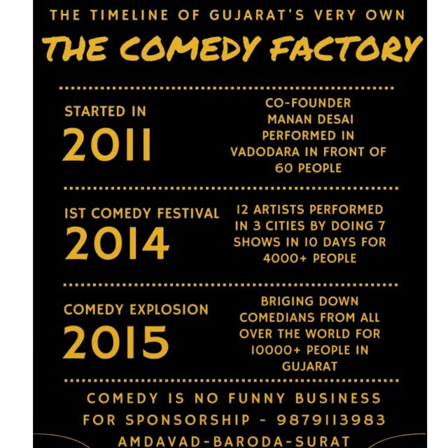 The Comedy Factory,  Sponsoring, TheComedyFactory, Gujarat, Gujaratis