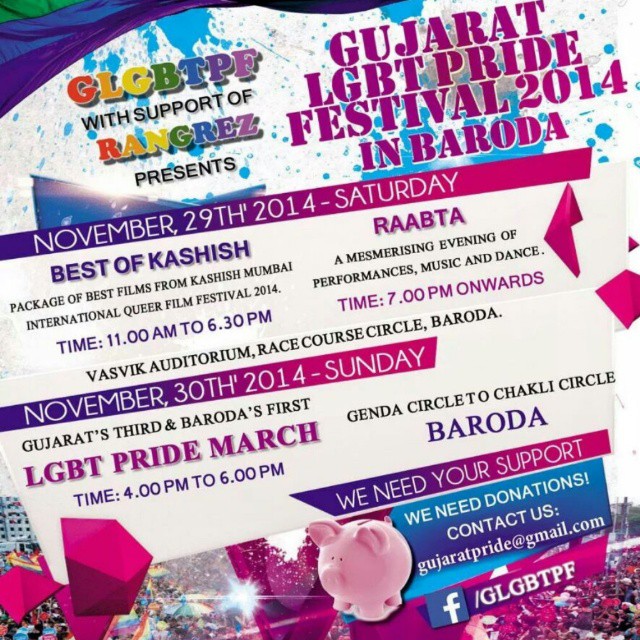 The Comedy Factory,  TheComedyFactory, Gujarat', Baroda', LGBT, PrideMarch., Manan, Vidya.