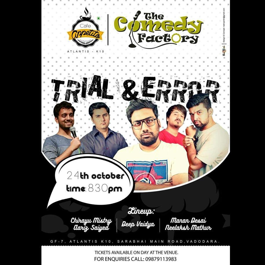The Comedy Factory, The Comedy Factory,Comedy,Factory,Manan Desai, Manan, Preeti Das,  Aariz Saiyed, Soham Dave, Vidya Desai, Ojas Rawal, Standup Comedy, Short Comedy Skits, Comedy Factory Musical Nights, Improv Comedy, Short Films, Open Mic Nights, Stand up acts