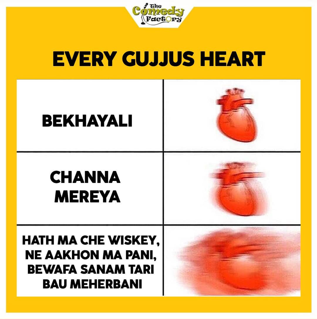 The Comedy Factory,  meme, gujju, gujjumemes, gujarati, gujratimemes, funnymemes, memesdaily, bekhayali, channamereya, memes
