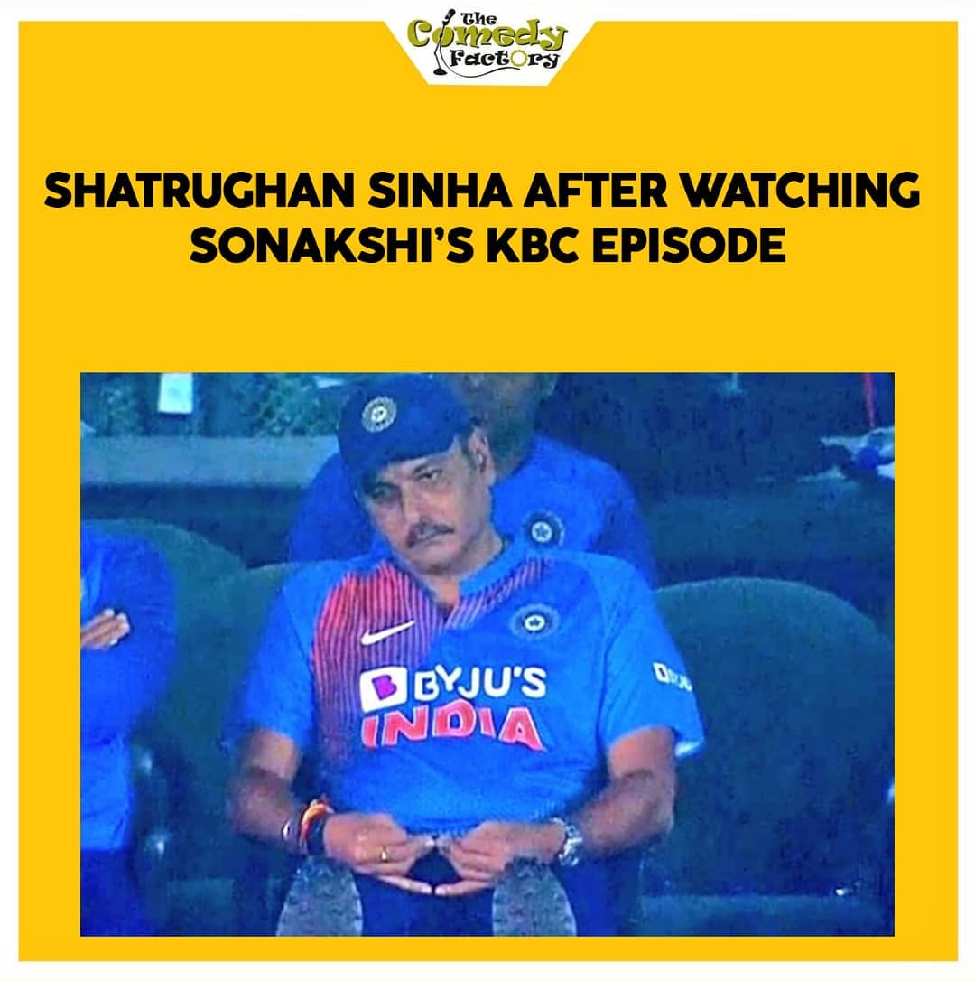 The Comedy Factory,  meme, memesdaily, funnymemes, sonakshisinha, kbc, funny, memes
