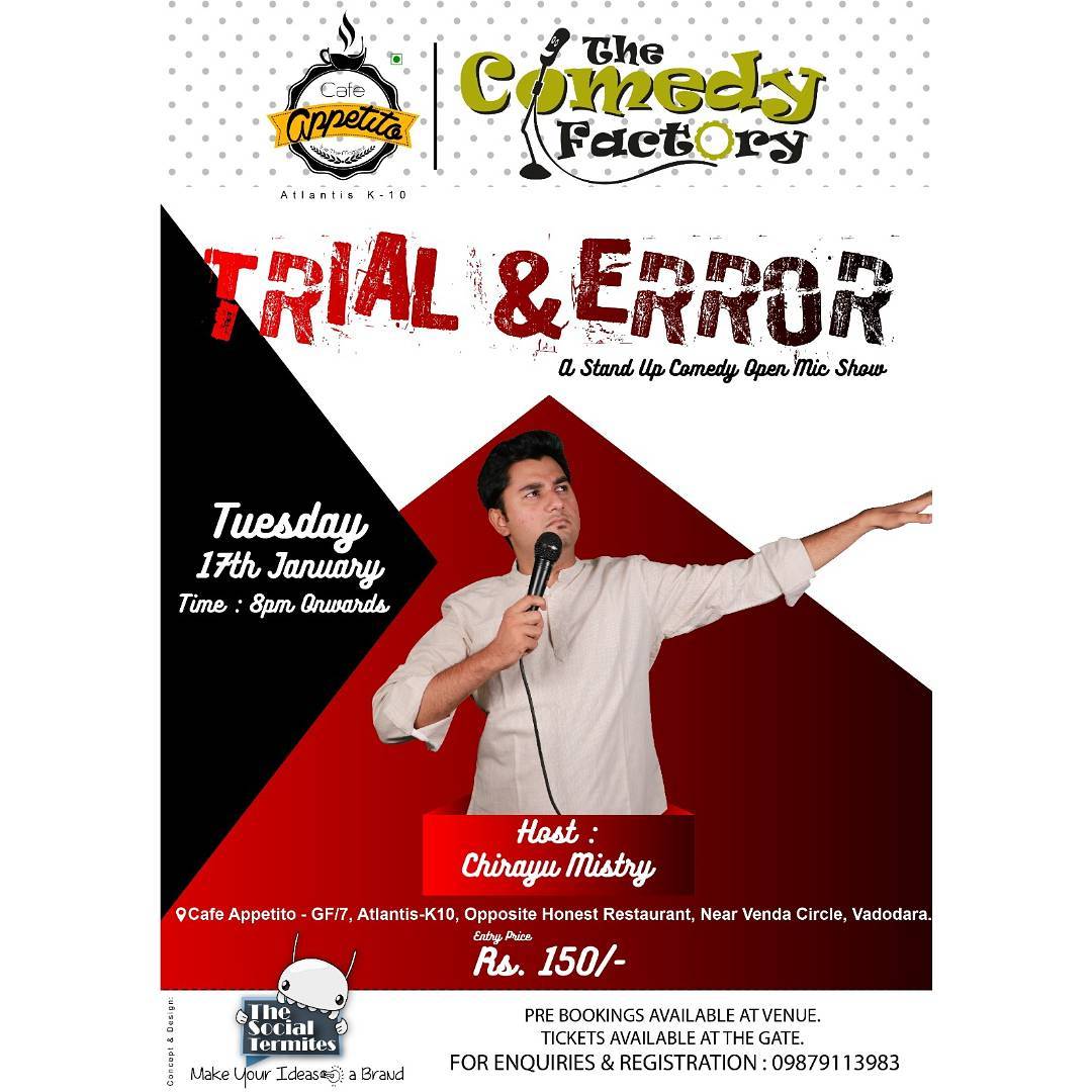 The Comedy Factory, The Comedy Factory,Comedy,Factory,Manan Desai, Manan, Preeti Das,  Aariz Saiyed, Soham Dave, Vidya Desai, Ojas Rawal, Standup Comedy, Short Comedy Skits, Comedy Factory Musical Nights, Improv Comedy, Short Films, Open Mic Nights, Stand up acts