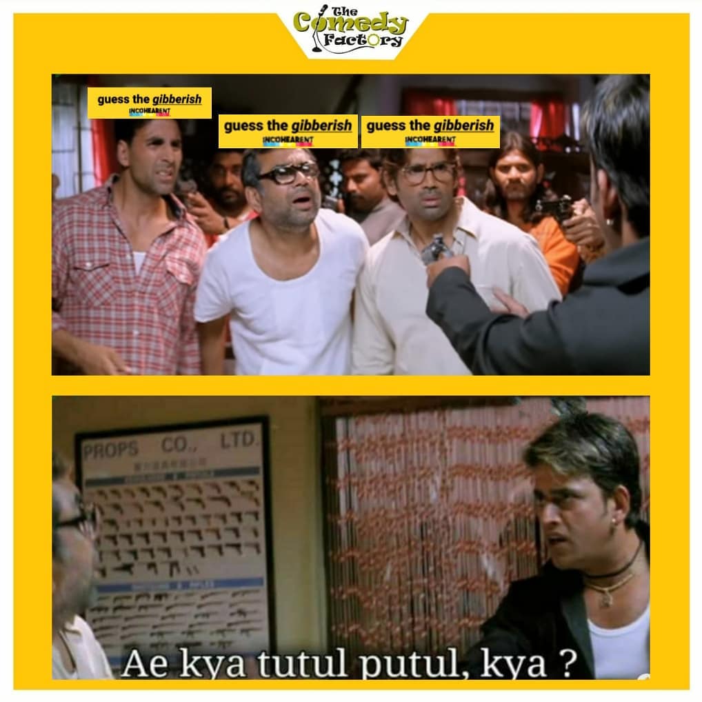 The Comedy Factory,  instagram, gibberish, instagramfilters, memesdaily, memes, funnymemes, gujaratimemes
