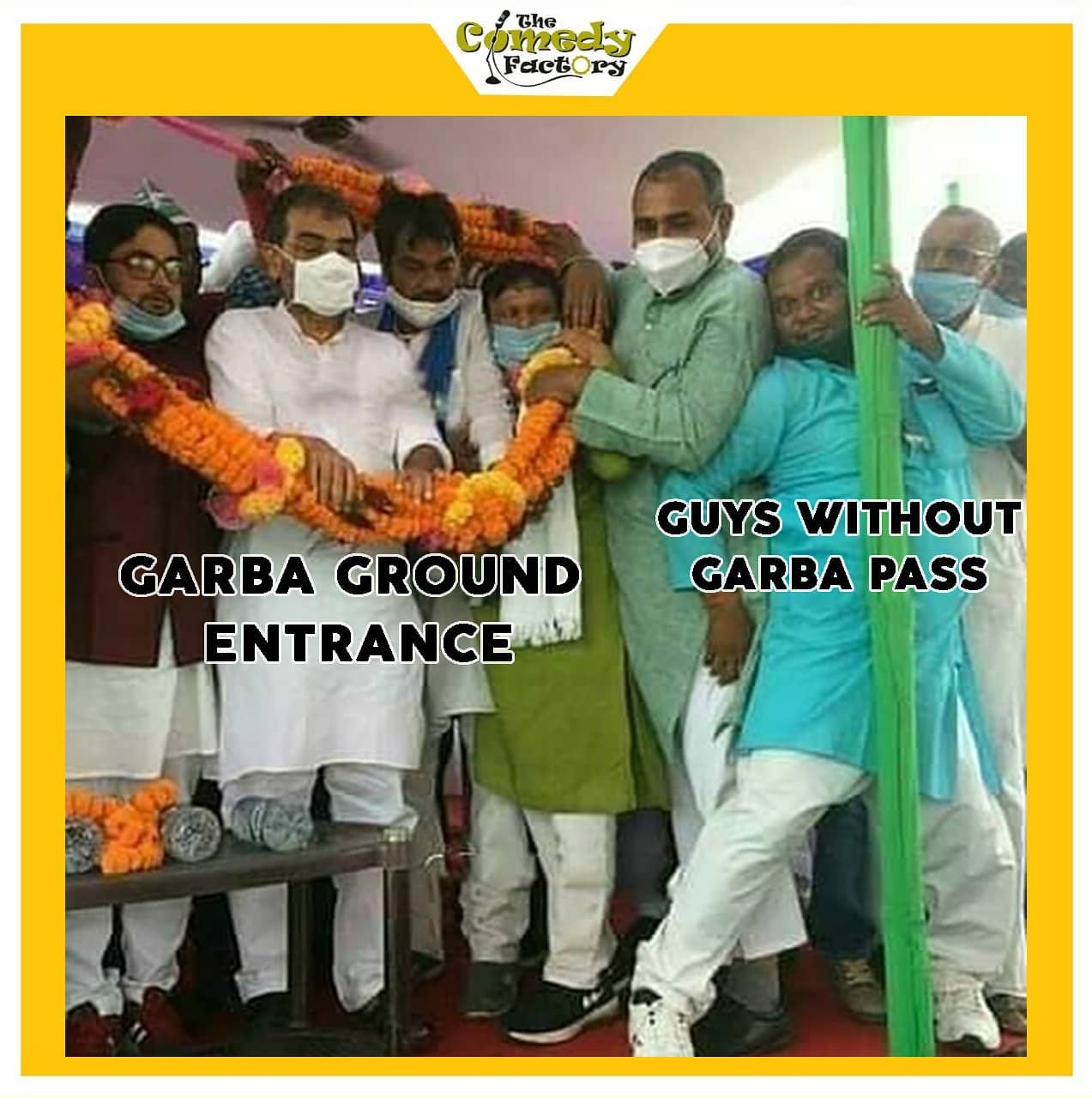 The Comedy Factory,  memesdaily, memes, gujju, gujarati, garba, funnymemes
