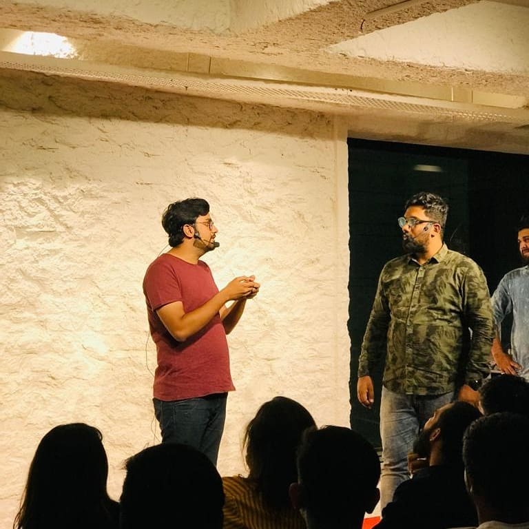 The Comedy Factory,  tcf, tcfindia, TCFindia, thecomedyfactory, comedyfactory, thecomedyfactoryindia, live, show, comedyshows, standup, standupcomedy, improv, ahmedabad, Gujarat, improvcomedy, manandesai, chirayumistry, aarizsaiyed, deepvaidya, ombhatt, livestandupcomedy