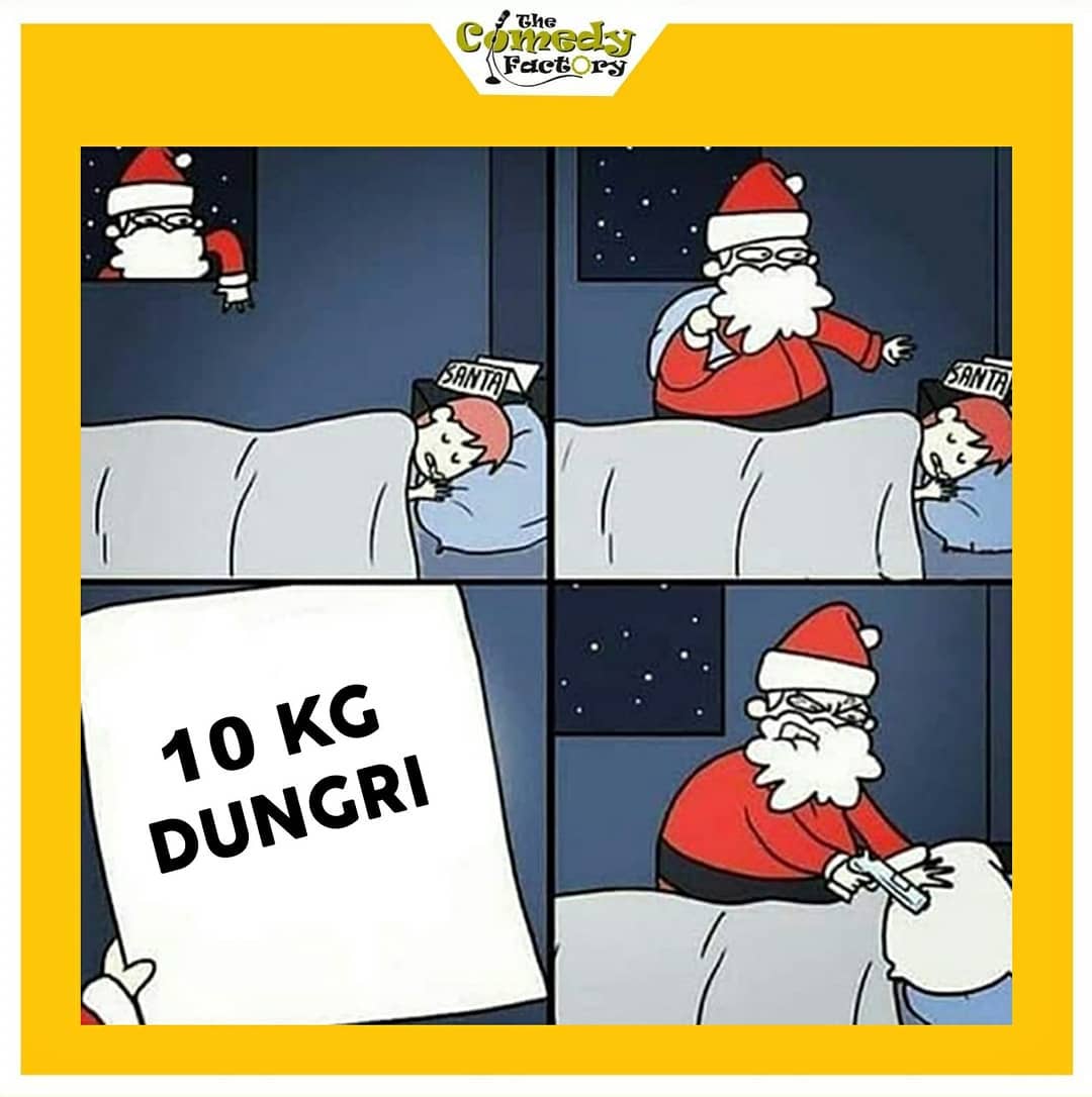 The Comedy Factory,  meme, memesdaily, funnymemes, santa, gujjumemes, gujaratimemes, memes