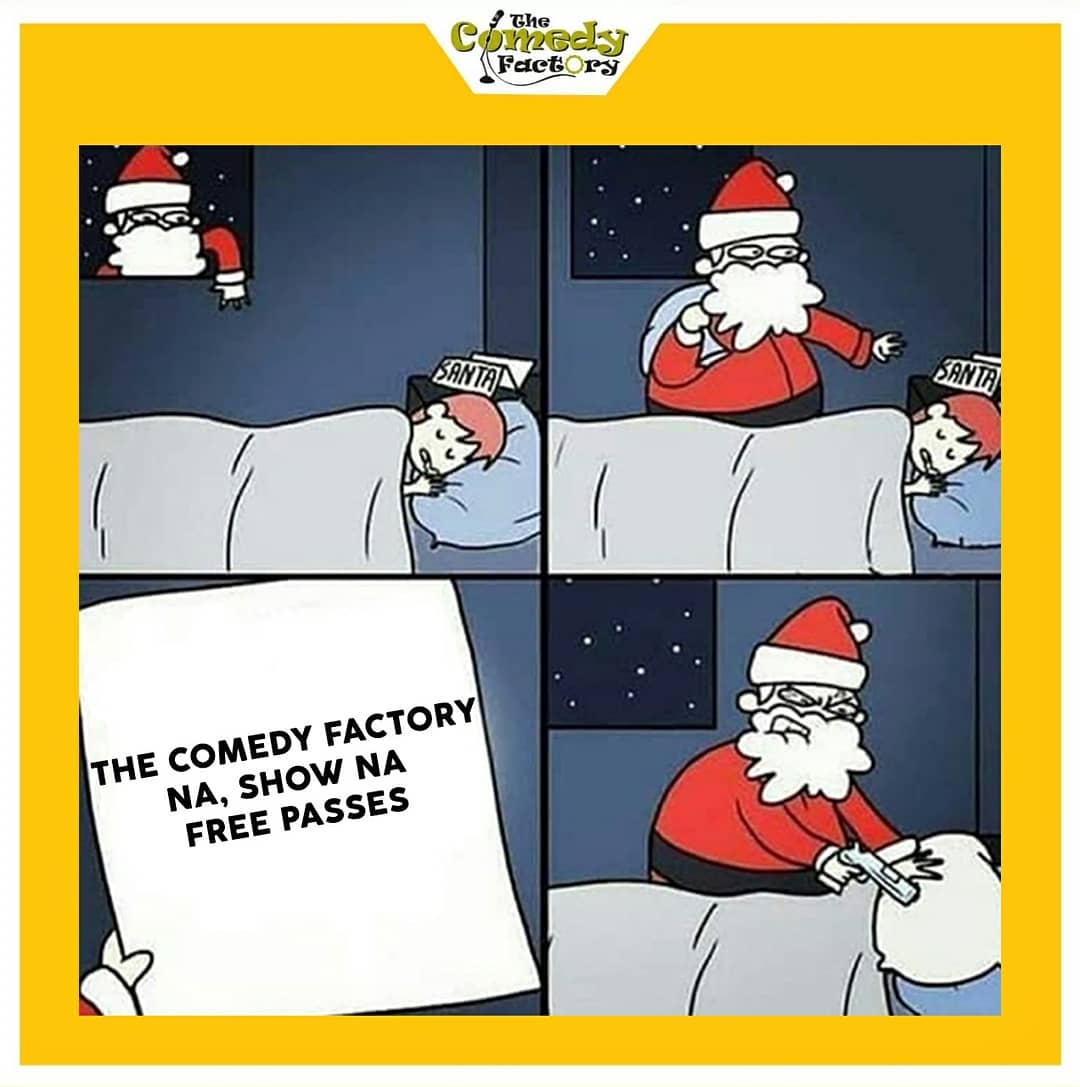The Comedy Factory,  meme, memesdaily, funnymemes, santa, gujjumemes, gujaratimemes, memes