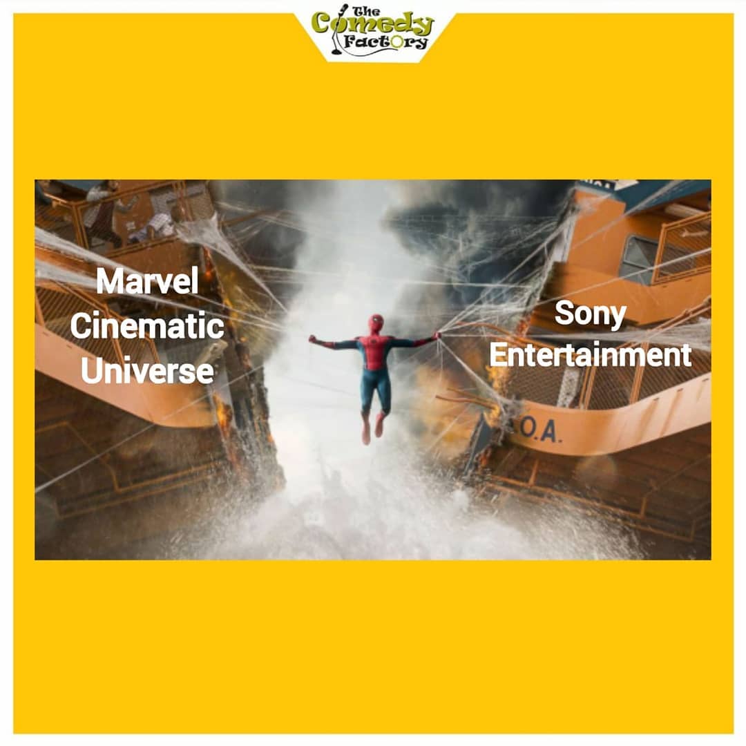 The Comedy Factory,  mcu, marvel, marvelcinematicuniverse, spiderman, sonyentertainment, sony, iloveyou3000, trending, spidermanhomecoming, spidermanfarfromhome, spidermanfans, tomholland, peterparker, spiderverse