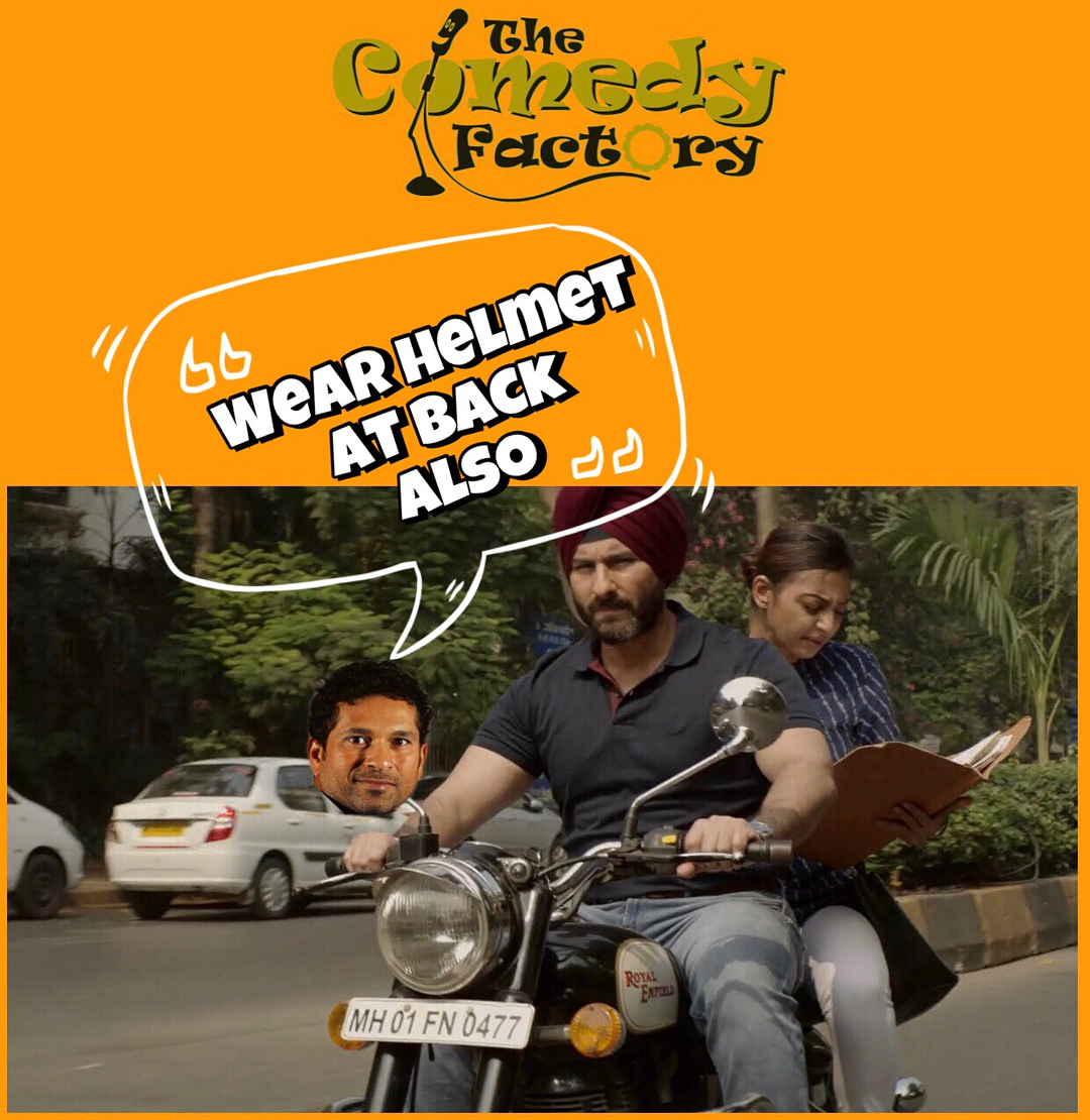 The Comedy Factory,  sartajsingh, sacredgames, sachintendulkar, helmet#mumbai#netflixandchill, netflix#netflix#ganeshgaitonde