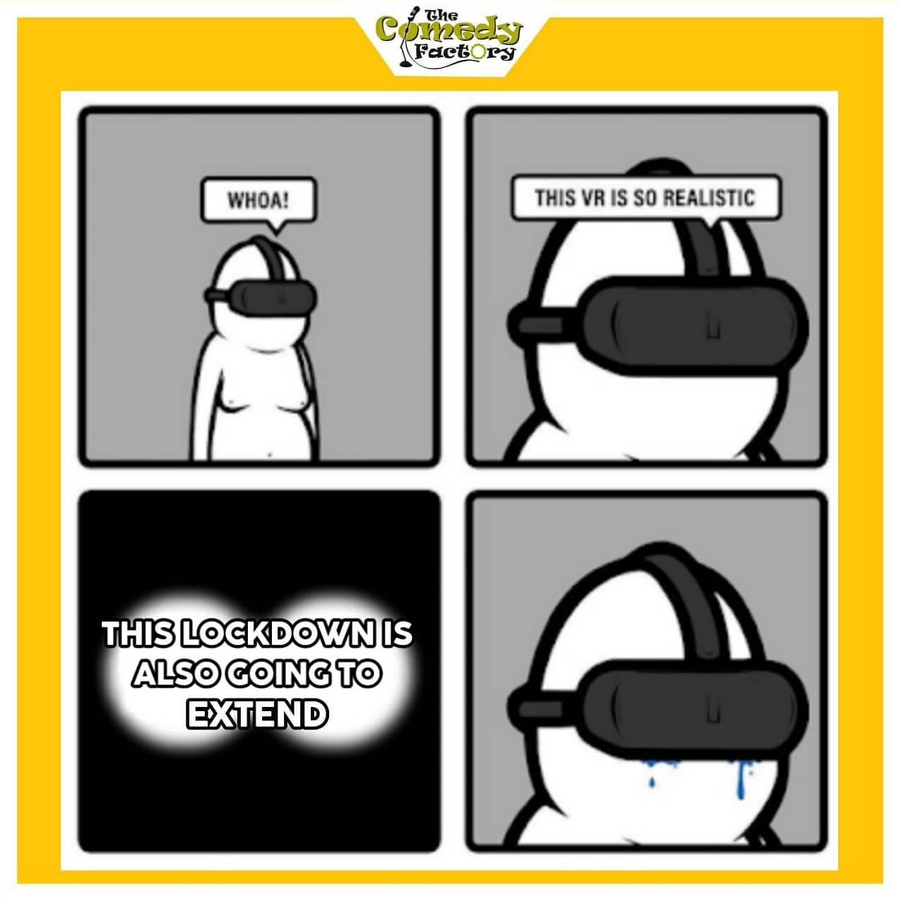 The Comedy Factory,  memesdaily, meme, funnymemes, lockdownextension, lockdown, gujju, gujaratimemes