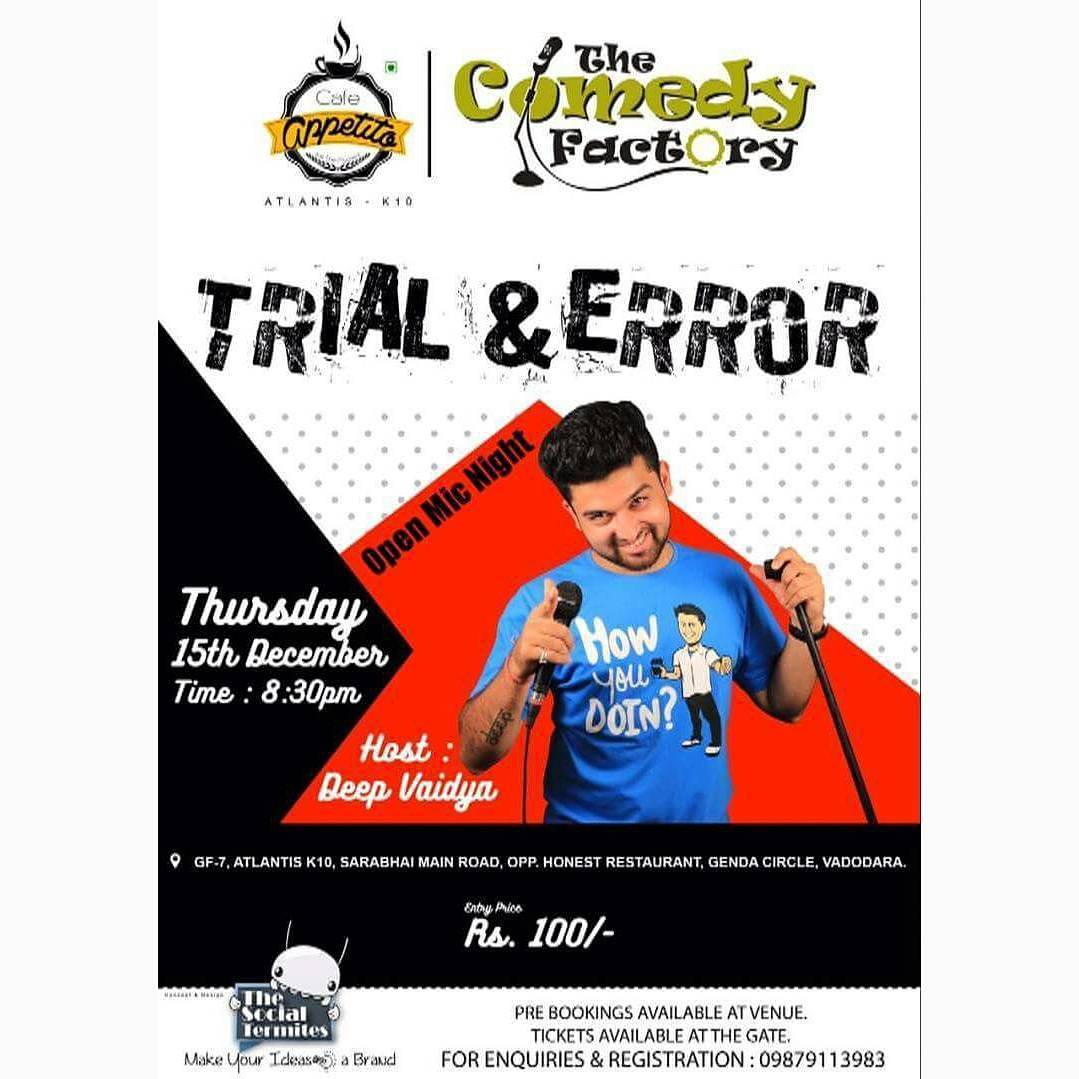 The Comedy Factory, The Comedy Factory,Comedy,Factory,Manan Desai, Manan, Preeti Das,  Aariz Saiyed, Soham Dave, Vidya Desai, Ojas Rawal, Standup Comedy, Short Comedy Skits, Comedy Factory Musical Nights, Improv Comedy, Short Films, Open Mic Nights, Stand up acts