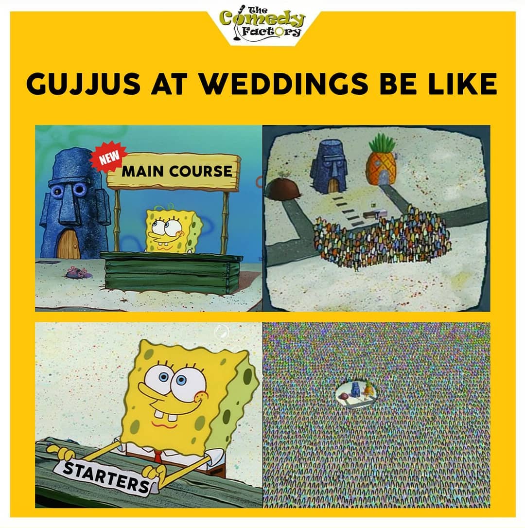 The Comedy Factory,  meme, memesdaily, funnymemes, gujjumemes, gujaratimemes, gujju, weddings, memes