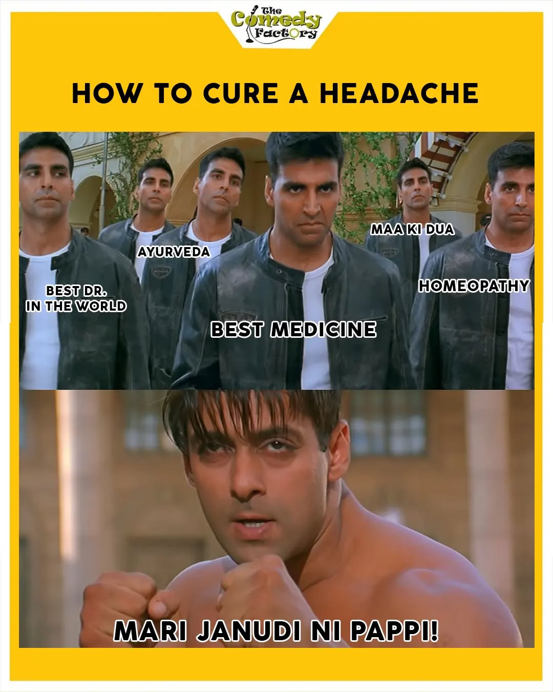 The Comedy Factory,  memedaily, funnymemes, salmankhan, akshaykumar, memes