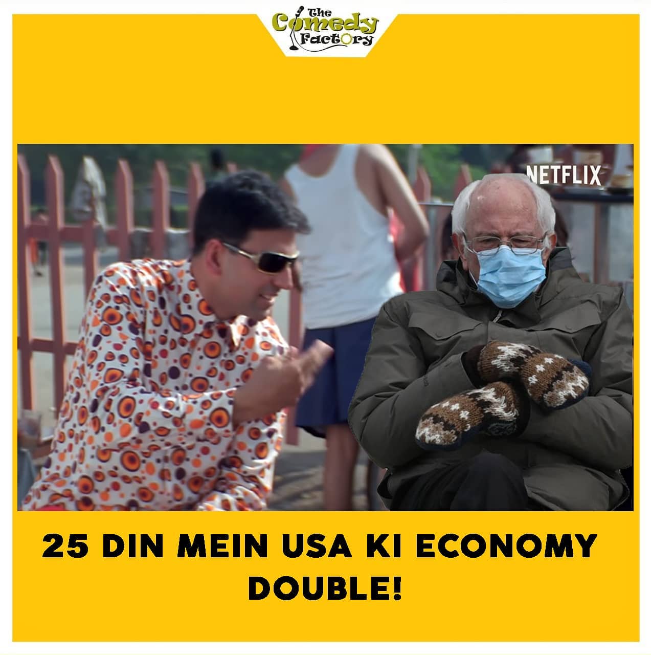 The Comedy Factory,  memesdaily, trending, memes, meme, funnymemes, berniesanders