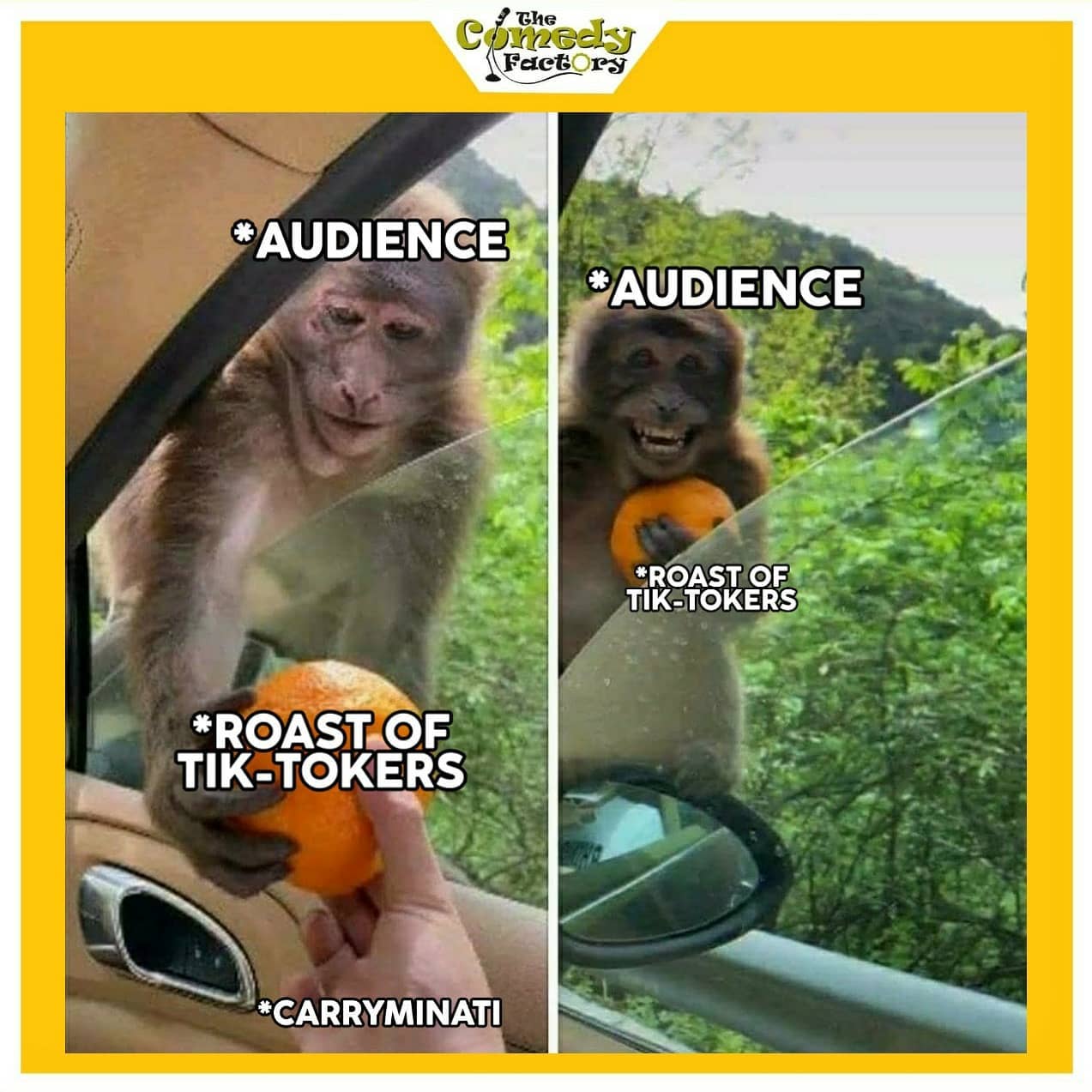 The Comedy Factory,  tiktok, youtube, youtubevstiktok, thanos, lockdownextension, drstrange, carryminati, memesdaily, meme