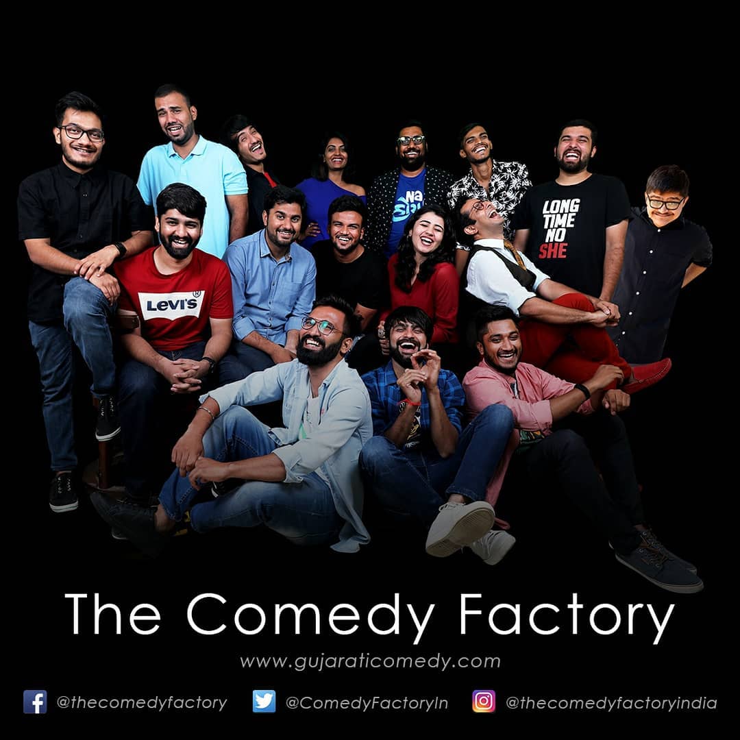 The Comedy Factory,  thecomedyfactory, tcfindia, socialmedia, somethingnew, safe, instagram, twitter, facebook, newlaunch, exciting, websites, manandesai, chirayumistry, ojasrawal, aarizsaiyed, deepvaidya