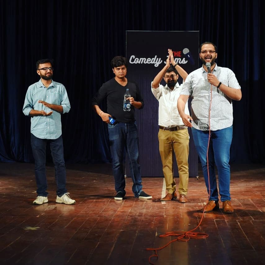 The Comedy Factory,  thecomedyfactoryindia, thecomedyfactory, TCFindia, humourouslyyours, humorouslyyours, vipulgoyal, standupcomedy, jamnagar, events, shows, funtime, thecomedyjam, comedyjam, successful, amazingshow, throwback, thursday, tbt, throwbackthursday, weekendfun