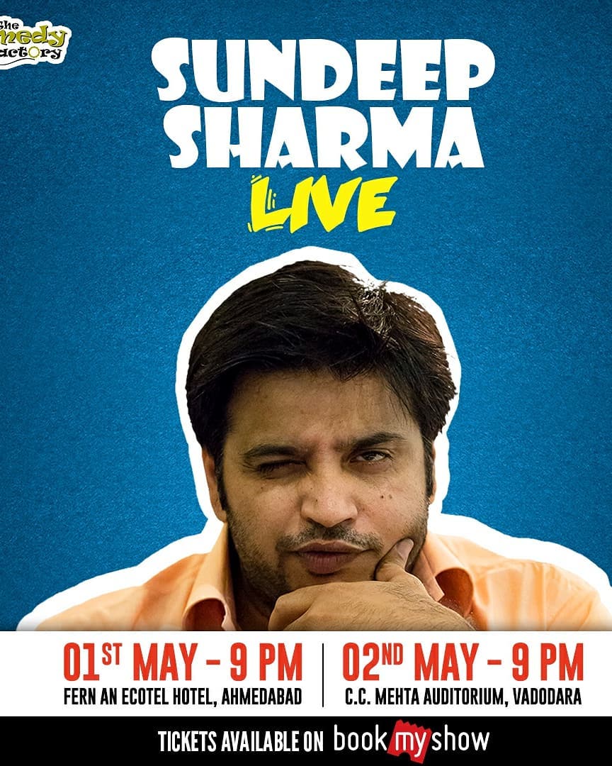 The Comedy Factory,  ahmedabad, vadodara, tcf, shows, showsinahmedabad, showsinvadodara, standupcomedy, comedyshow