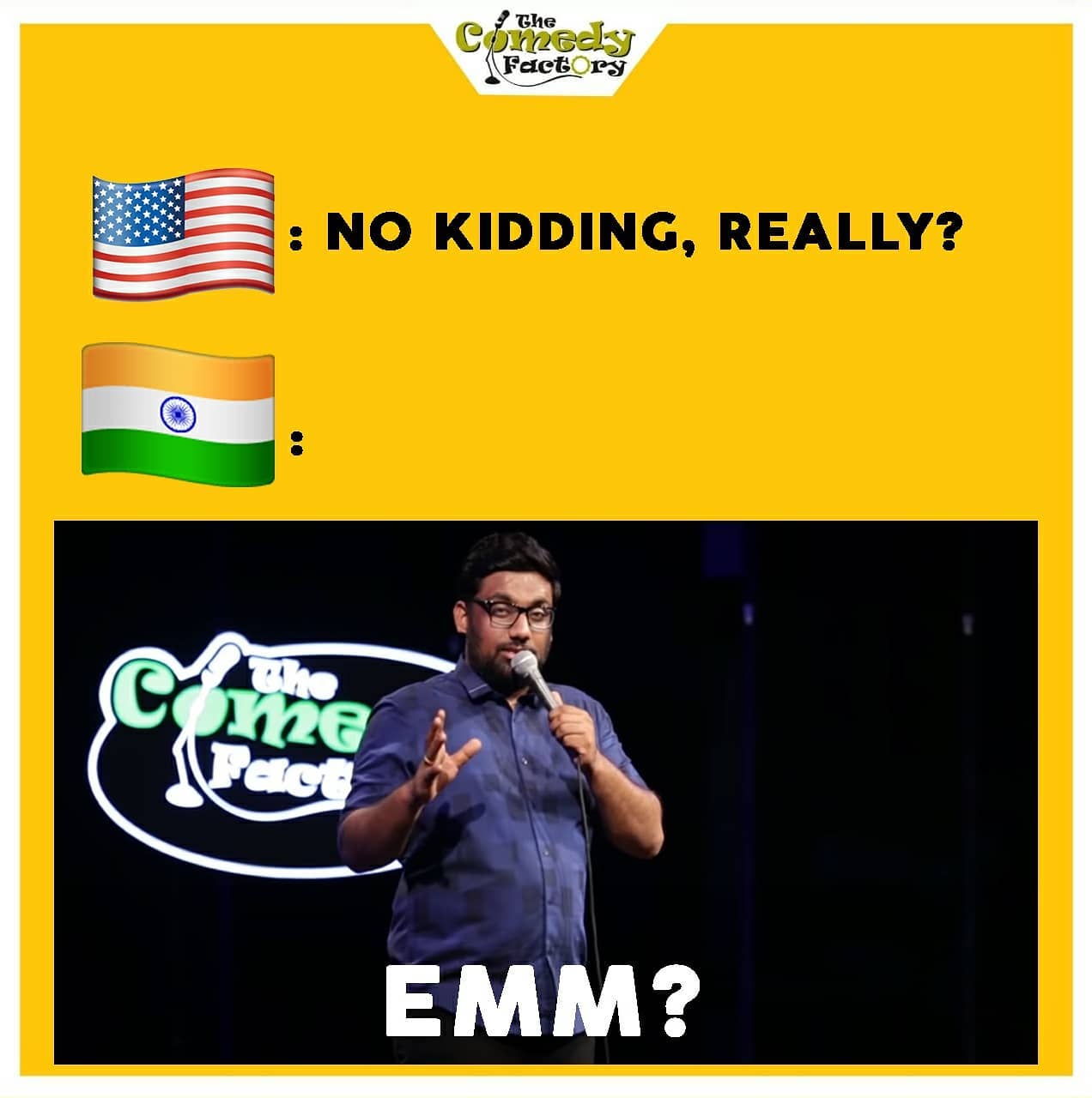 The Comedy Factory,  memesdaily, funnymemes, memes, trending, gujju, gujarati, gujaratimemes