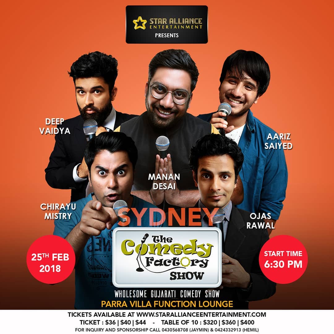 The Comedy Factory, The Comedy Factory,Comedy,Factory,Manan Desai, Manan, Preeti Das,  Aariz Saiyed, Soham Dave, Vidya Desai, Ojas Rawal, Standup Comedy, Short Comedy Skits, Comedy Factory Musical Nights, Improv Comedy, Short Films, Open Mic Nights, Stand up acts
