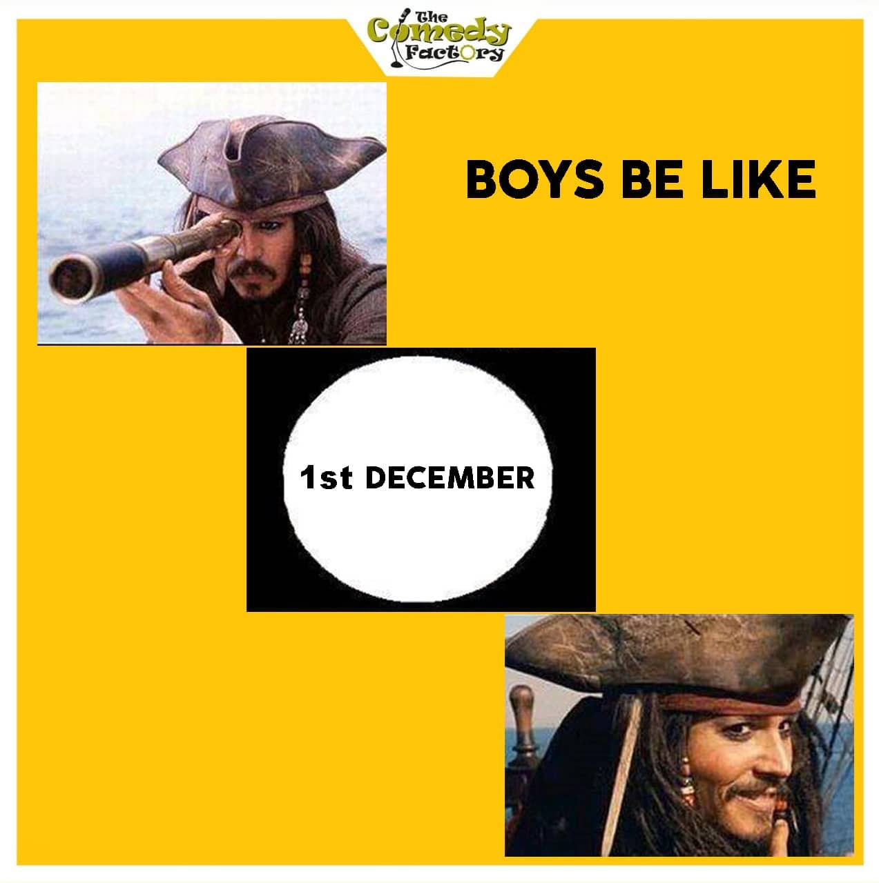 The Comedy Factory,  nnn, december, nonutnovemberchallenge, memesdaily, memes