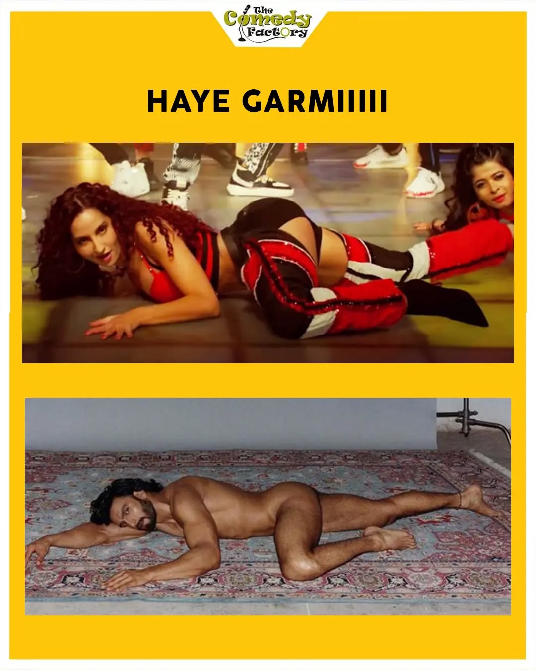 The Comedy Factory,  ranveersingh, norafatehi, trending, trend, memesdaily, memes