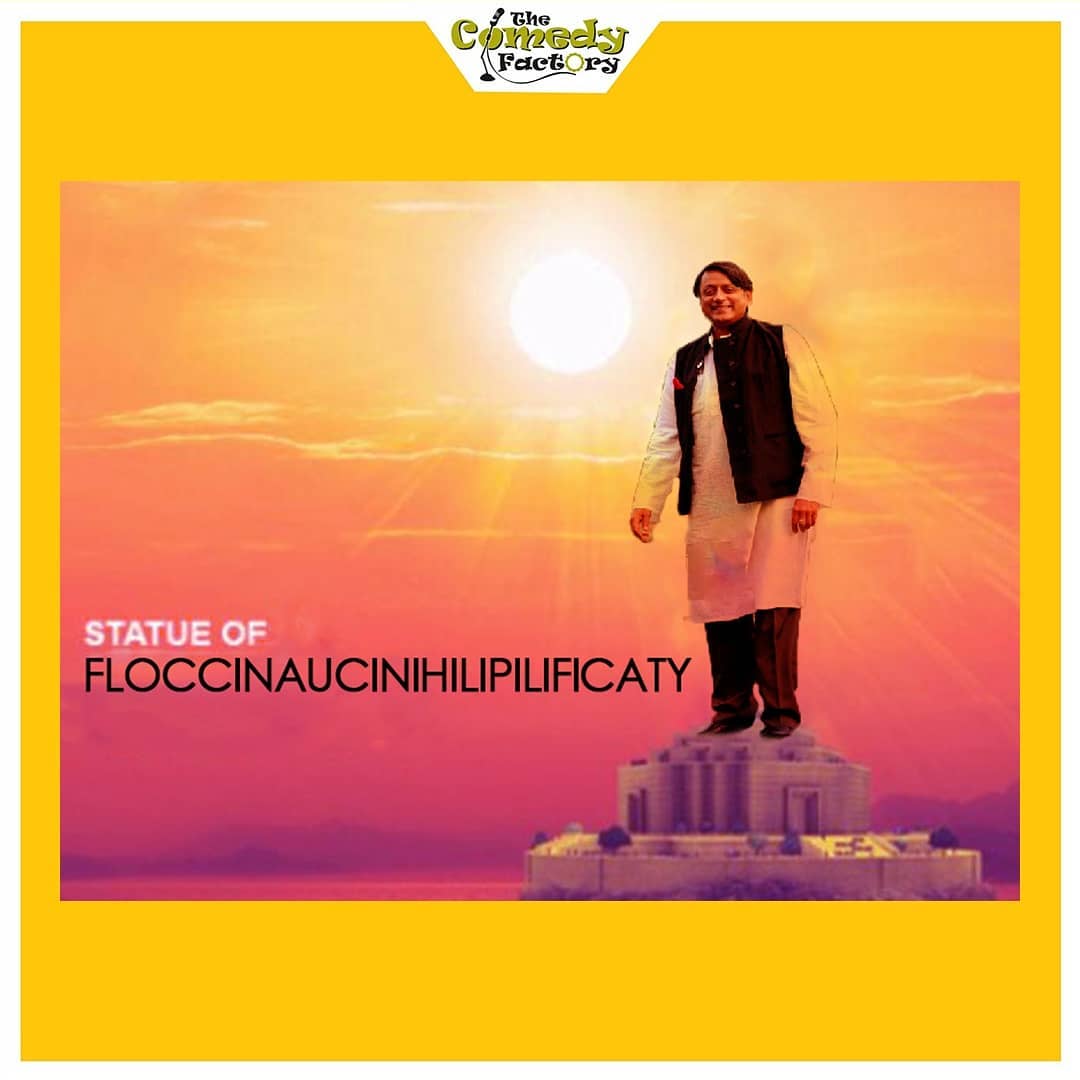 The Comedy Factory,  laayabaki, statueofinfinity, statueofvirginity, statueofflexibility, statueofunity, floccinaucinihilipilification, salman, thisishindustan, tcf, tcfindia, thecomedyfactoryindia, thecomedyfactory