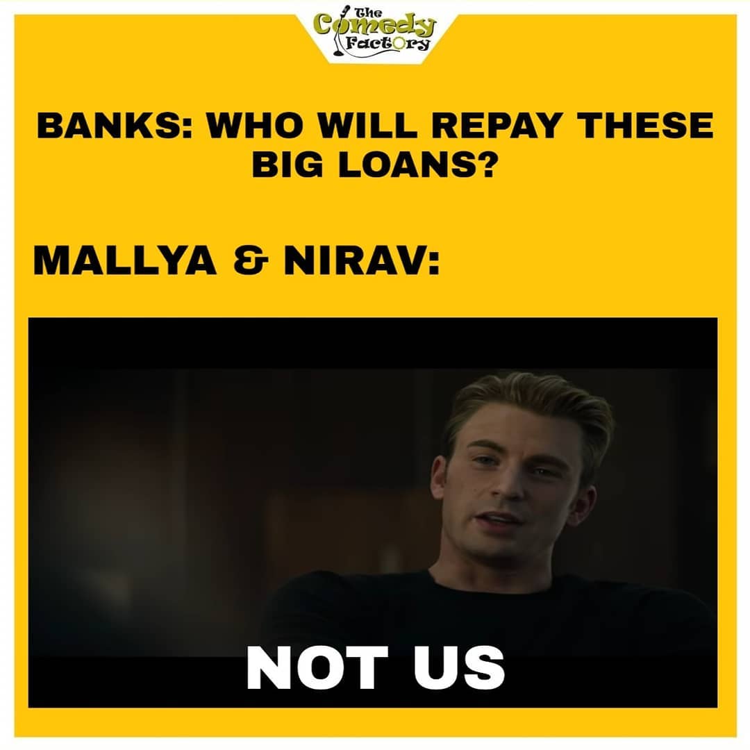 The Comedy Factory,  thecomedyfactory #thecomedyfactoryindia #TCFindia #memes😂 #tcfmemes #memesindia #memesofinstagram #memesdaily #dankmemes #dankmeme #dankmemesdaily #funnymemes #tagyourfriends #comment  #avengerendgame, notus, captainamerica, salmankhan, tseries, pewdiepie, pubg, vijaymallya, niravmodi, aavirahyoche, marvel, marvelindia