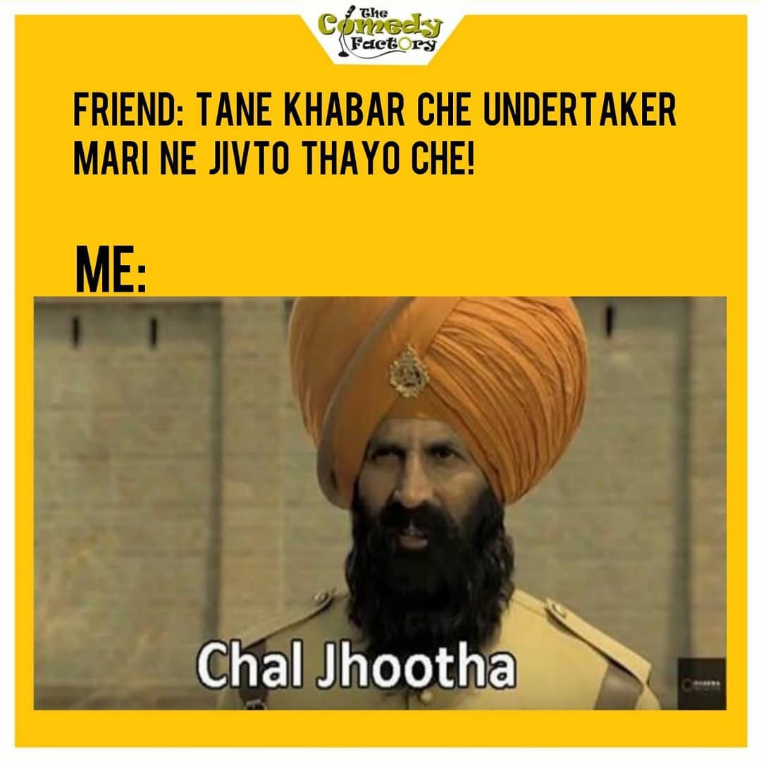 The Comedy Factory,  chaljhootha, kesari, akshaykumar, kesaritrailer, thecomedyfactoryindia, thecomedyfactory, TCFindia, memes, memesdaily, memesofinstagram, tagyourfriends, memes😂, pubg, pubgmemes, instagram, instagrammemes, gullyboy, apnatimeaayega, undertaker, youtube, boyfriendmemes, rohitshetty, bollywood, bollywoodmemes
