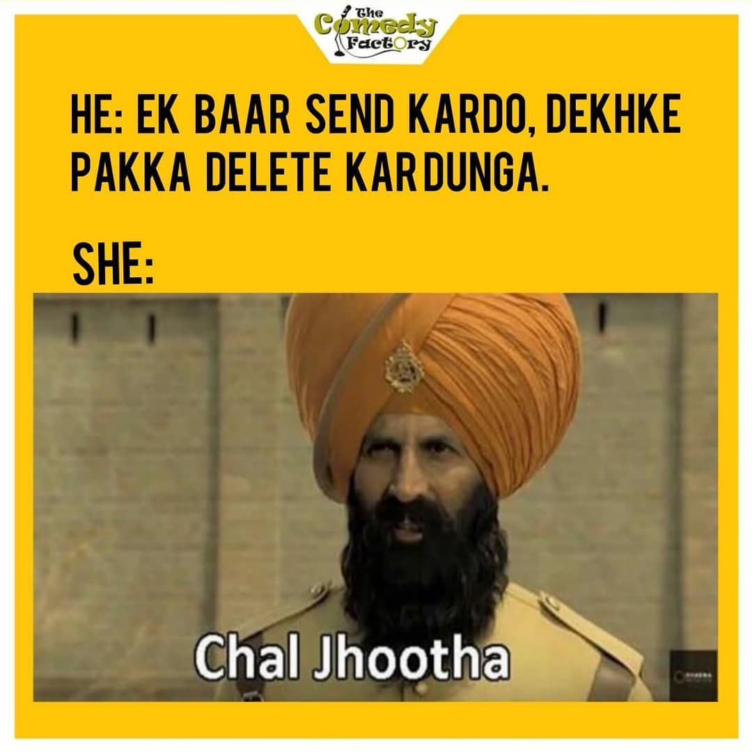 The Comedy Factory,  chaljhootha, kesari, akshaykumar, kesaritrailer, thecomedyfactoryindia, thecomedyfactory, TCFindia, memes, memesdaily, memesofinstagram, tagyourfriends, memes😂, pubg, pubgmemes, instagram, instagrammemes, gullyboy, apnatimeaayega, undertaker, youtube, boyfriendmemes, rohitshetty, bollywood, bollywoodmemes