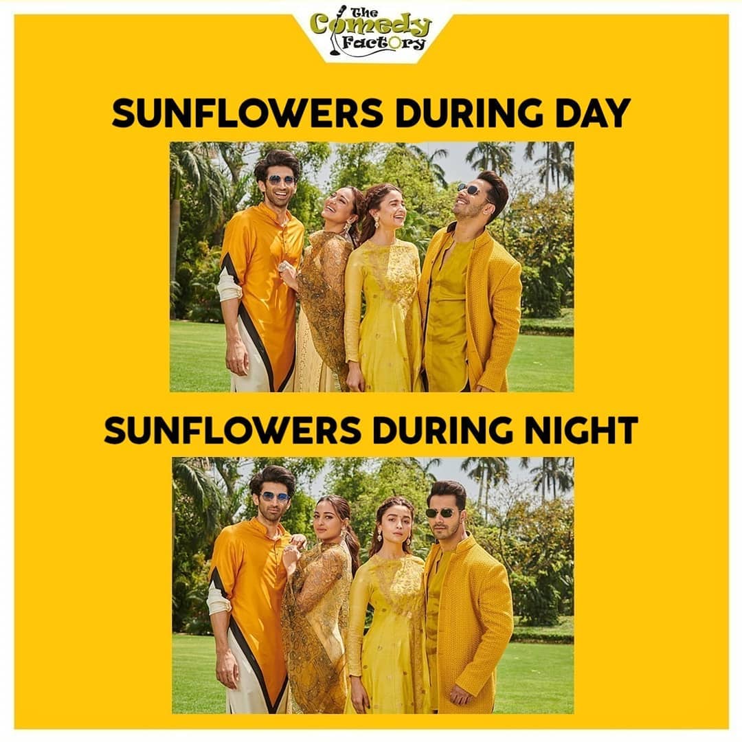 The Comedy Factory,  thecomedyfactory #thecomedyfactoryindia #TCFindia #memes😂, tcfmemes, memesindia, memesofinstagram, memesdaily, dankmemes, dankmeme, dankmemesdaily, funnymemes, tagyourfriends, comment, kalank, varundhawan, aliabhatt, adityaroykapur, sonakshisinha, kalankmemes