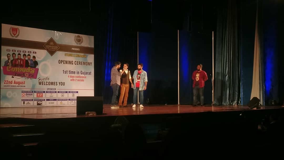 The Comedy Factory,  standupcomedy, improvcomedy, musicalcomedy, comedyshow, gujjucomedy, comediansofinstagram, surat, tcfindia, thecomedyfactory, gujarati